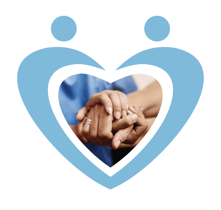 Pflegeteam Nordwind Bildmarke hellblau Herzform